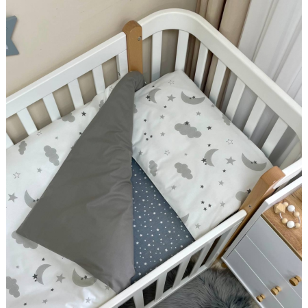 Змінний комплект - Хмаринки сірі (3 пр.) "Baby Mix"