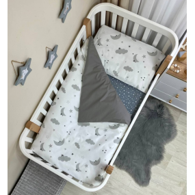 Змінний комплект - Хмаринки сірі (3 пр.) "Baby Mix" 2