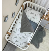Сменный комплект - Облака серые (3 пр.) "Baby Mix" стандарт/овал