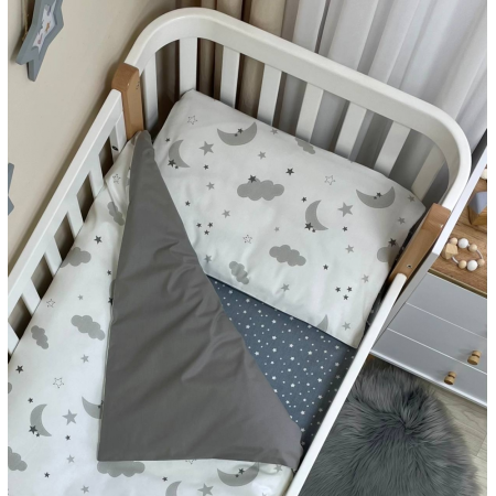 Змінний комплект - Хмаринки сірі (3 пр.) "Baby Mix"