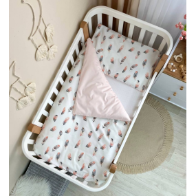 Змінний комплект - Пір`я пудра (3 пр.) "Baby Mix" стандарт/овал 2