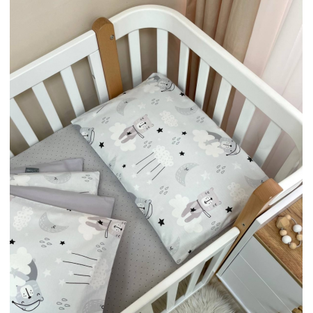 Змінна постіль - Коти в хмарах сірі (3 пр.) "Baby Dream"