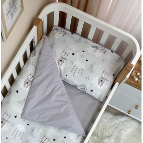 Змінна постіль - Коти в хмарах сірі (3 пр.) "Baby Dream"