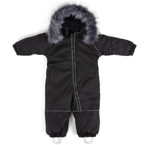 Комбінезон Аполло чорний з опушкою (2076 О)