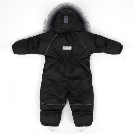 Комбінезон Аполло чорний з опушкою (2076 О)