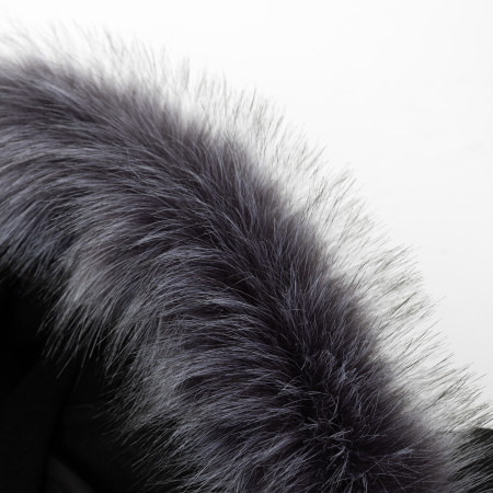 Комбінезон Аполло чорний з опушкою (2076 О)