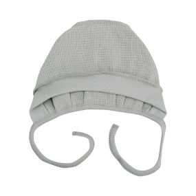 Чоловічок WAFFLE сірий 255903 (вафелька) з чепчиком 2