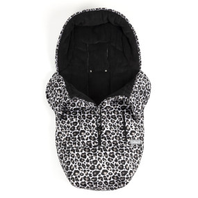 Футмуф Trend фліс Леопард з опушкою (2087 О) зима, 6-36 місяців