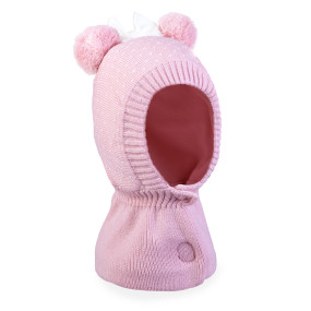 Шапочка-шолом 3-005767 d.pink зима НА ЛИПУЧЦІ (котоновий