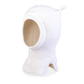 Шапочка-шолом 3-005745 ecru зима 100% меринос (котоновий