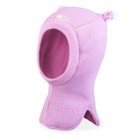 Шапочка-шолом 3-005745 d.pink зима 100% меринос (котоновий