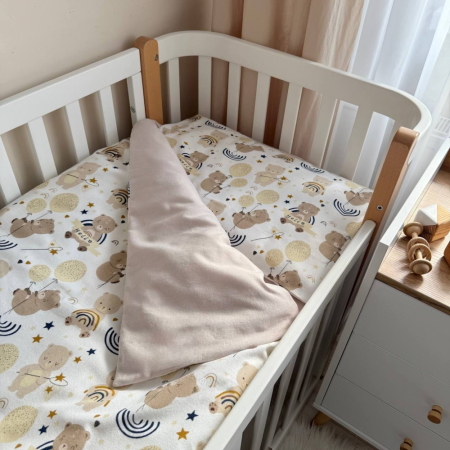 Дитяча постіль - Ведмедики з кульками (3 пр.) фланель