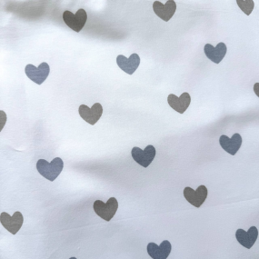 Непромокаюча пелюшка Сердечка бежеві (50 на 80 см)