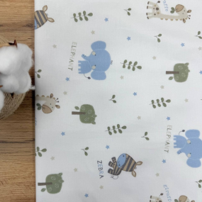 Непромокаюча пелюшка Elefans блакитний (50 на 80 см)