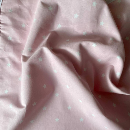 Непромокаюча пелюшка Зірка розсип біла на рож. (50 на 80 см)