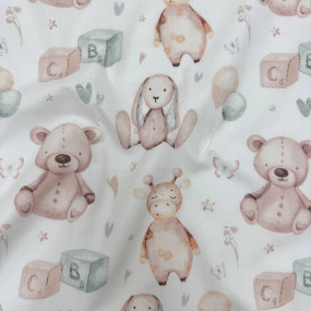 Непромокаюча пелюшка М'які іграшки (50 на 80 см) поплін/мембрана