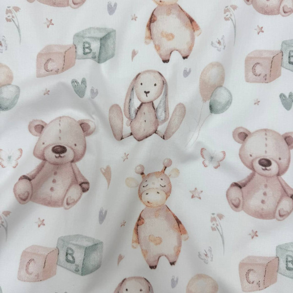 Непромокаюча пелюшка М'які іграшки (50 на 80 см) поплін/мембрана