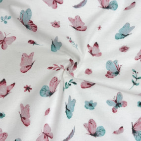 Непромокаюча пелюшка тепла Метелик м'ятний (50 на 80 см) 2