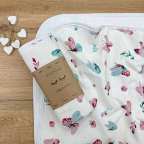 Непромокаюча пелюшка тепла Метелик м'ятний (50 на 80 см)