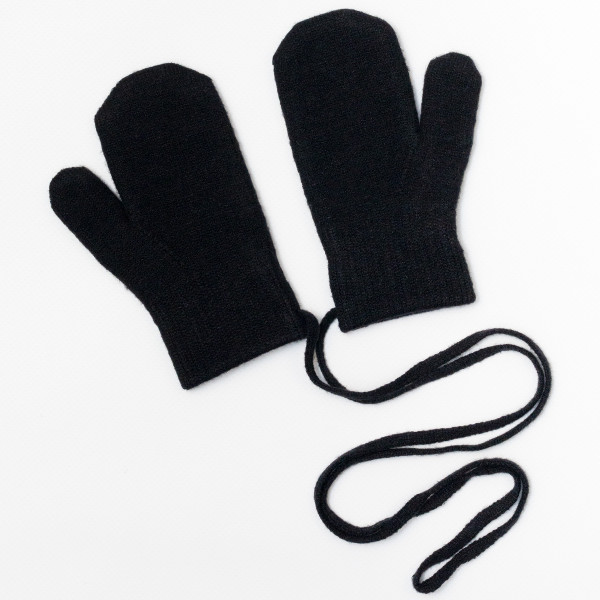 Рукавички чорні (2061) меринос