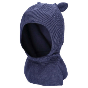 Шапочка-шолом 3-007598 navy зима НА ЛИПУЧЦІ (котоновий підклад)
