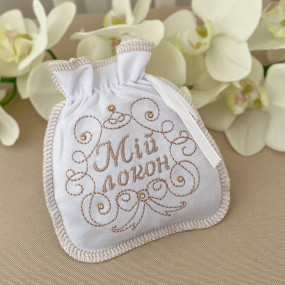Мішечок "Мій локон" інтерлок (молочний/беж)