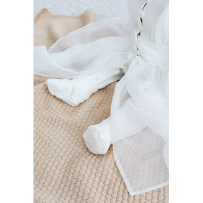 Пінетки "Viola" молочні (двонитка) 2