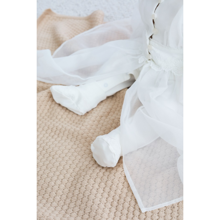 Пінетки "Viola" молочні (двонитка)