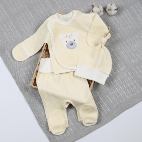 Комплект 224-115 молочний (зовнішні шви), махра