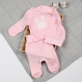 Комплект 224-115 рожевий (зовнішні шви), махра