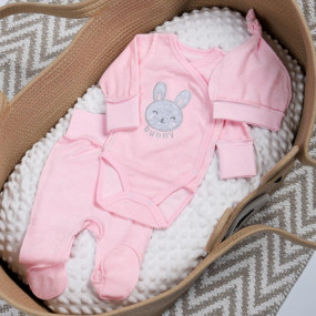 Комплект 433-115 рожевий (зовнішні шви), махра