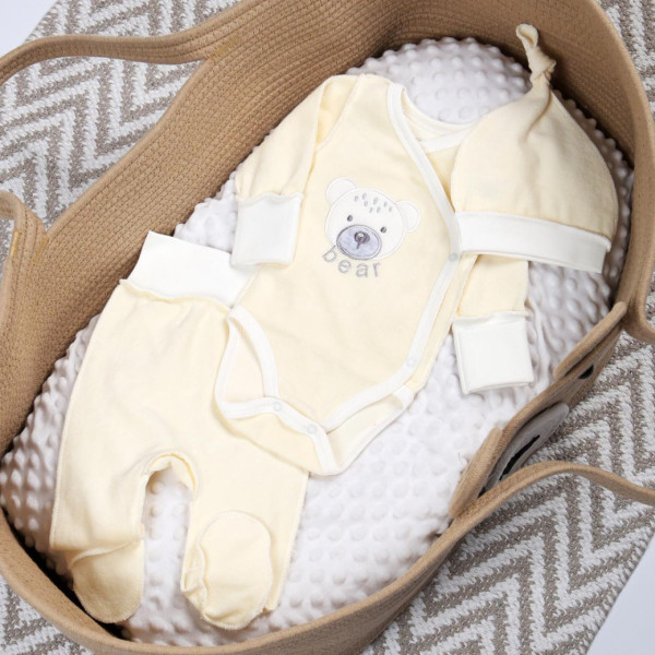 Комплект 433-115 молочний (зовнішні шви), махра