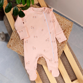 Чоловічок 1027-101 пудра Bunny (на блискавці) інтерлок