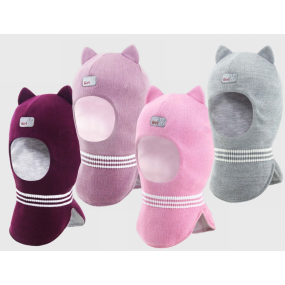 Шолом №2504 рожевий (на синтепоні) дівчинка