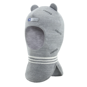 Шолом №2509 сірий (на синтепоні) хлопчик