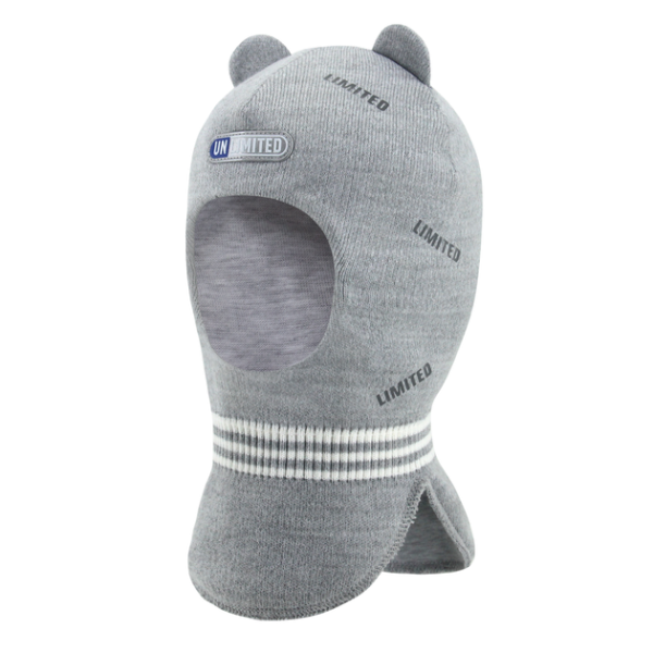 Шолом №2509 сірий (на синтепоні) хлопчик