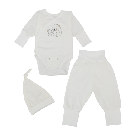 Комплект теплий 257201 молоко (футер) зростаючий