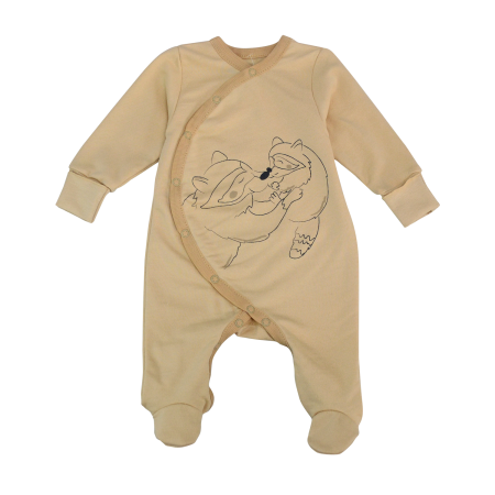 Чоловічок 257601 беж (футер) з шапочкою