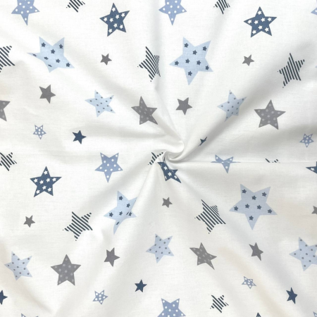Непромокаюча пелюшка Stars блакитний (50 на 80 см)