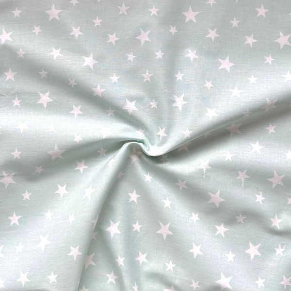 Непромокаюча пелюшка Зірки білі на м'яті (50 на 80 см)