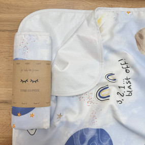 Непромокаюча пелюшка Планети (50 на 80 см) поплін/мембрана 2