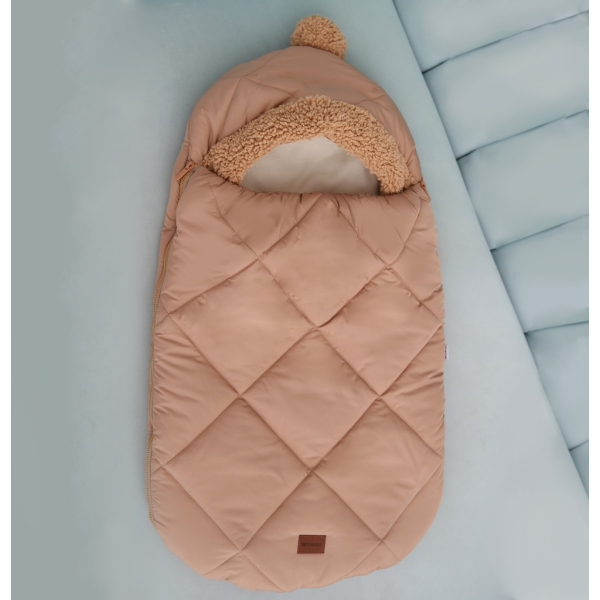 Конверт-кокон "Baby" карамель ромби (зима)