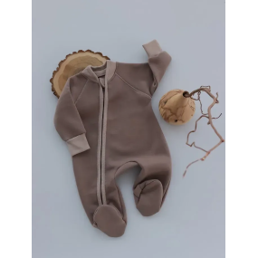 Комбінезон 2315713 кава (начіс) закрита ніжка