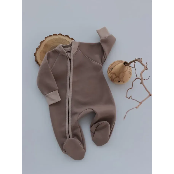 Комбінезон 2315713 кава (начіс) закрита ніжка