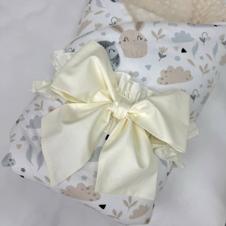 Плед-конверт СОВУНІ зі знімною ковдрою (з утеплювачем), 100х80