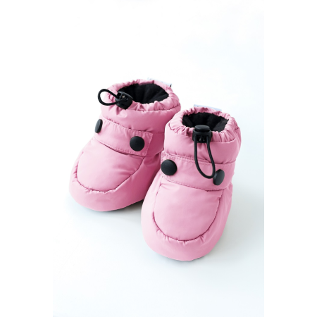 Пінетки-чобітки "Paco" рожеві (зима)