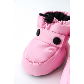 Пінетки-чобітки "Paco" рожеві (зима) 2