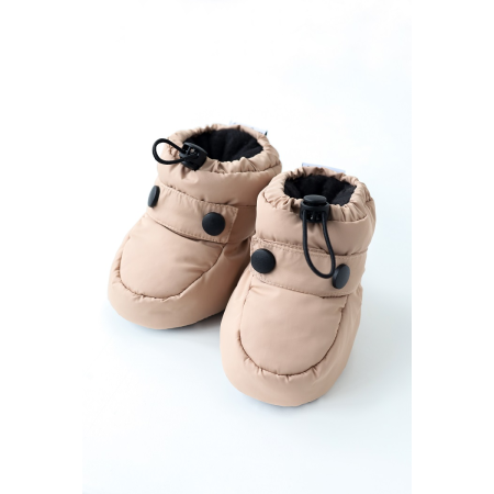 Пінетки-чобітки "Paco" мокко (зима)