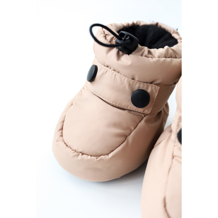 Пінетки-чобітки "Paco" мокко (зима)