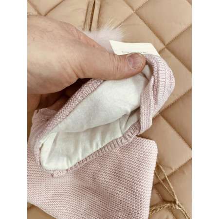 Комплект Флорида (роза) зима - шапка с манишкой